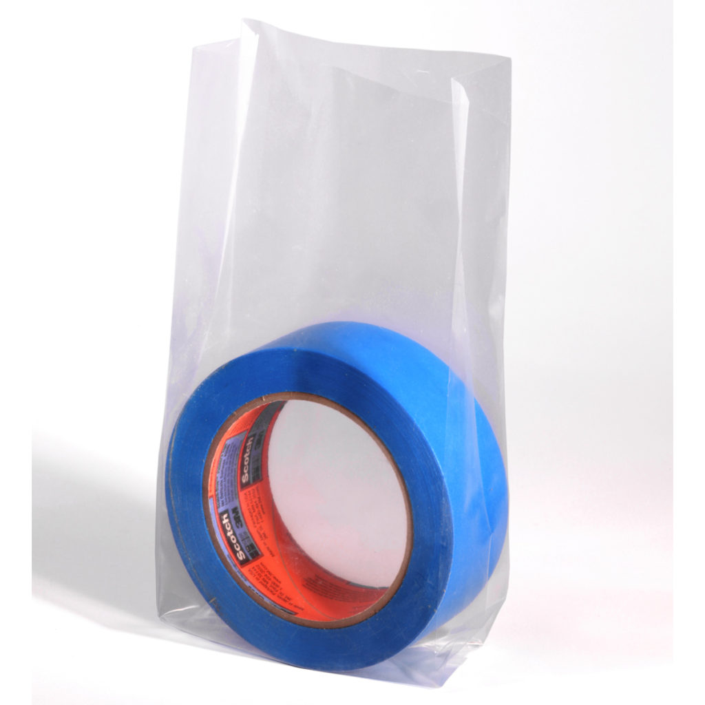 1.0 mil - 2.0 mil Standard Gusseted Poly Bag (1000/Case)